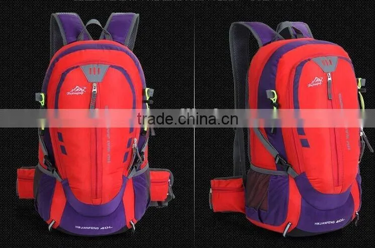2016 stylish outdoor hiking camping bags big capacity waterproof backpack