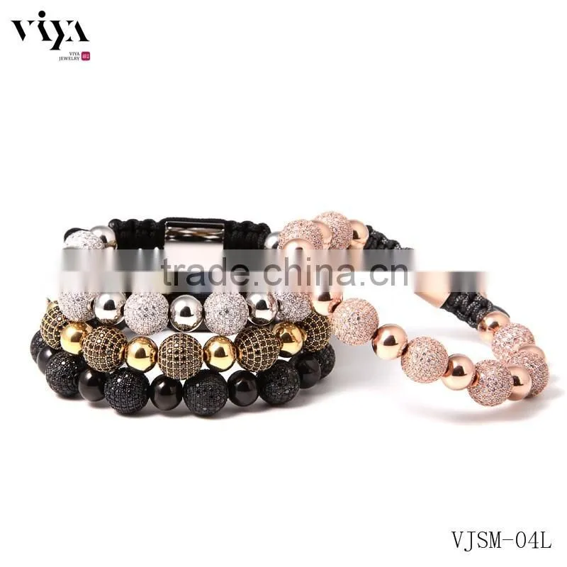 2016 The Best Selling Chinese Knot Beads Jewelry with 316L Stainless Steel Bracelet Jewelry gift for women Wholesales
