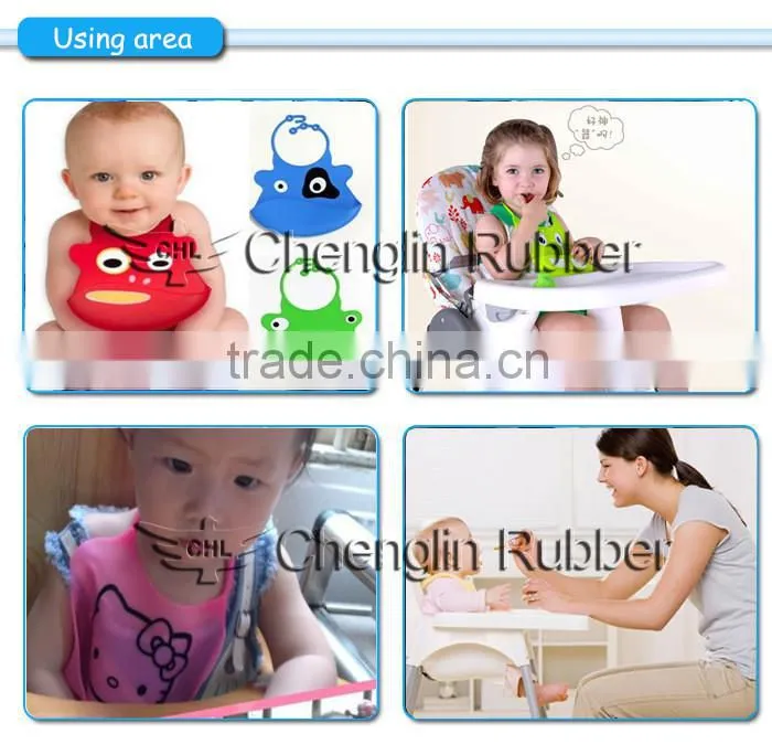 Food grade baby silicone bib