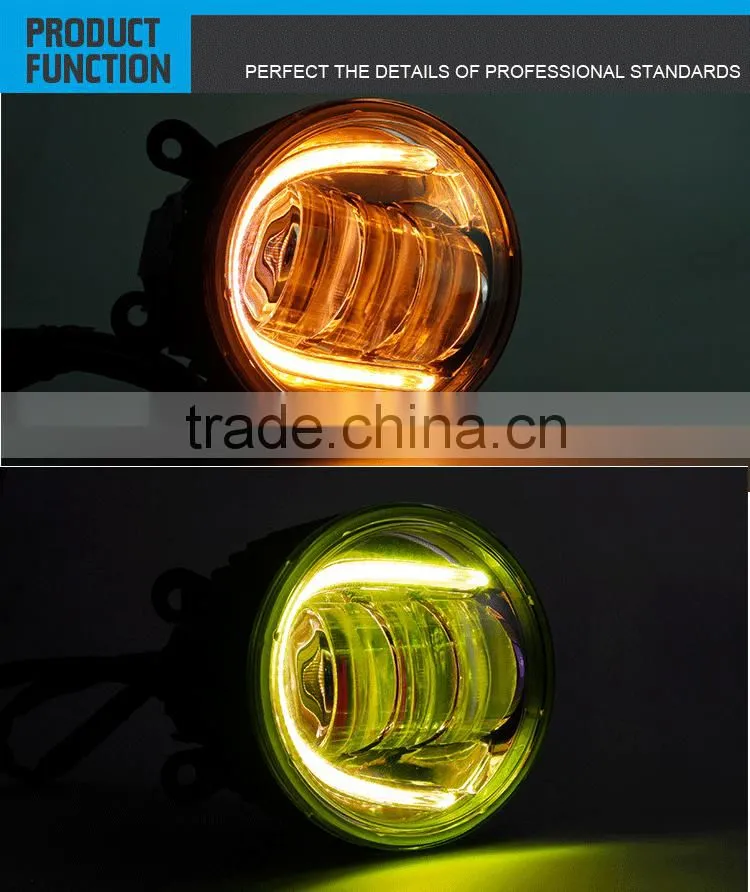 Round Korea Chip Fog Light Assembly For Toyota Avanza Ford Mondeo Jeep