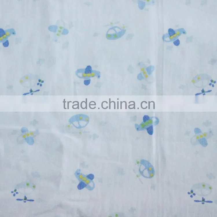 100% cotton printed baby crib fitted sheet