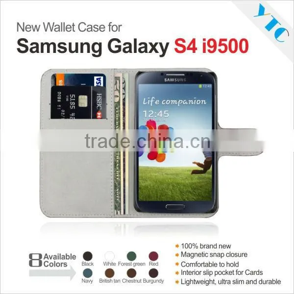flip leather case for samsung galaxy s4 i9500 business case