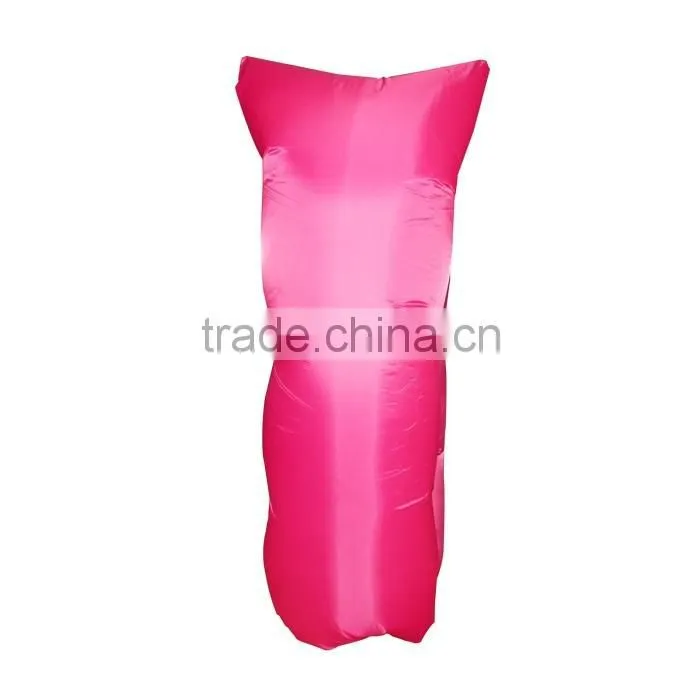 Popular Inflatable sleeping bag nylon 210T material waterproof outdoor sleeping bag