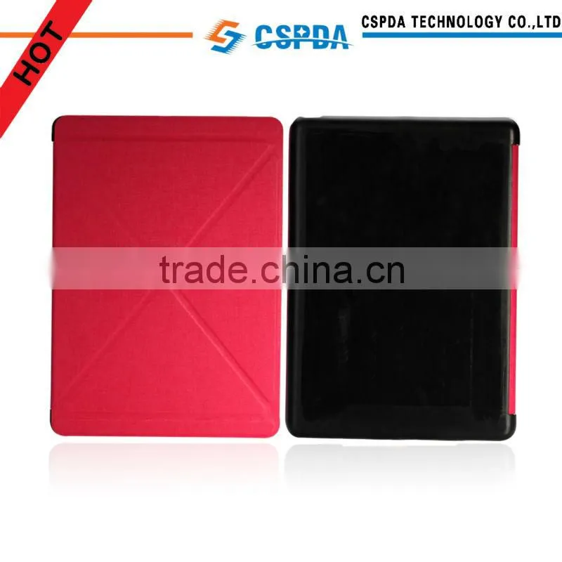 Factory price slim hot press pu leather case for new version Kindle Fire HD 7 2