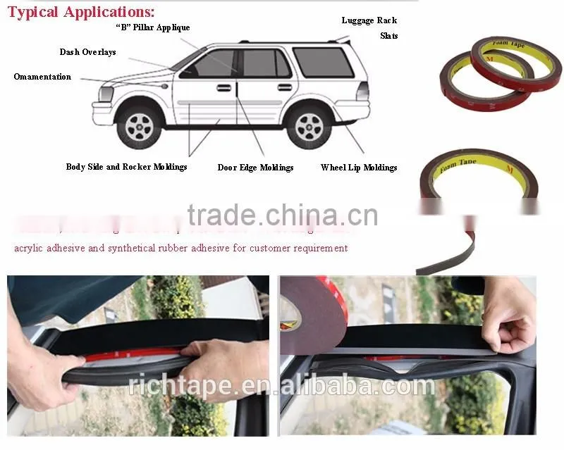 Industrial Tape Double Sided Acrylic Adhesive Tape
