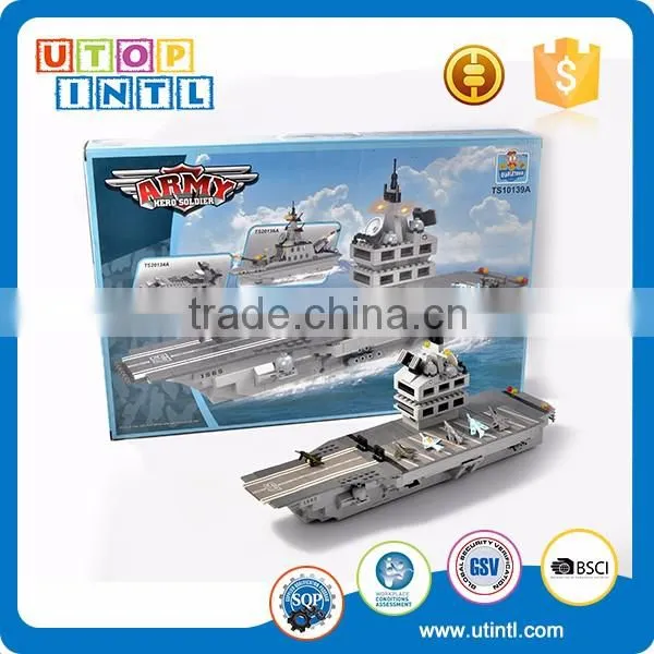 Wholesale kid toy magnetic DIY building block space ship connector toys