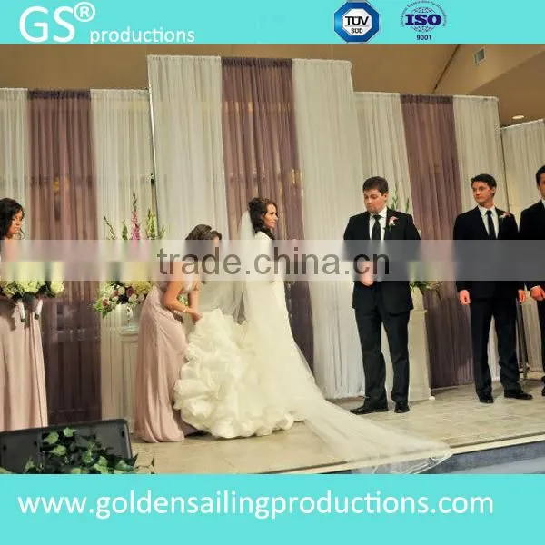 Aluminum portable pipe and drape kits for decoration