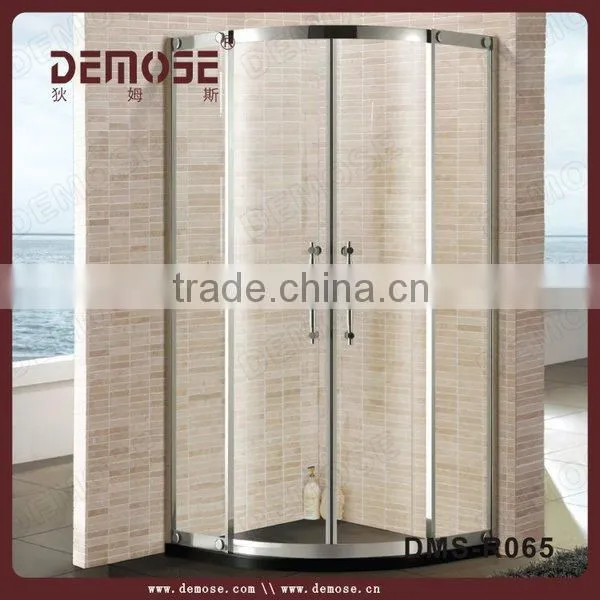 2015 best cheap stylish 8mm sliding door shower bath cubicle