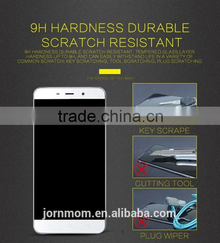 Brand new tempered glass screen protector for mobile phone coolpad K1 8729 with high quality