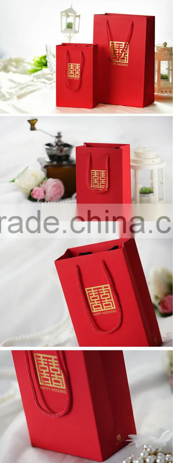 2015 custom printing cheap brown kraft paper bag in Xiamen