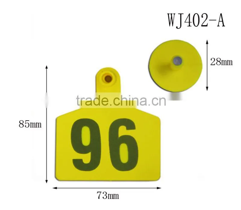 WJ402-A Laser Printing Blue Cow Ear Mark
