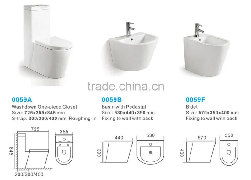 Sanitary Ware bathroom design ceramic toilet