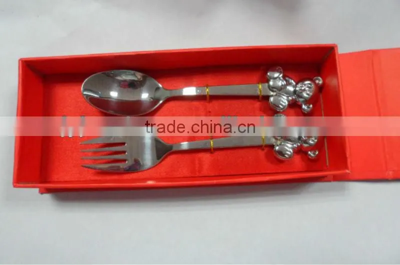 Stainless spoon and fork made in Junzhan Factory directly and low price