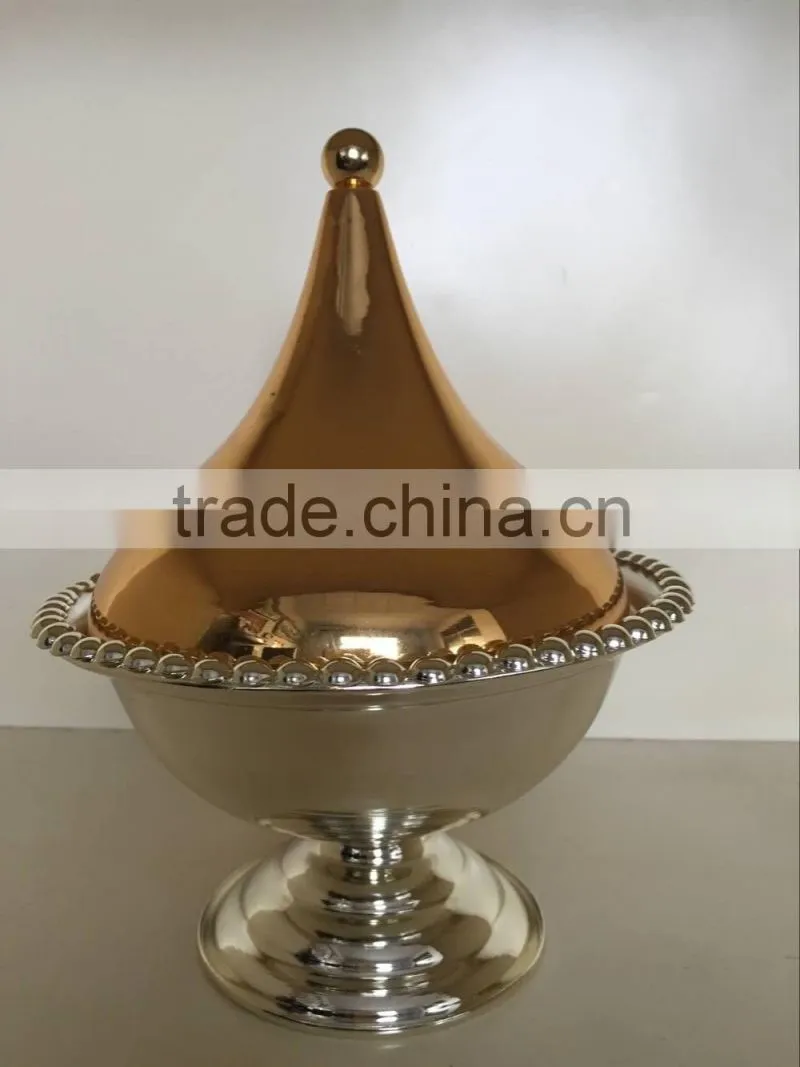 Fruit Bowl, Metal Fruit Bowl, Table Decoration with cover