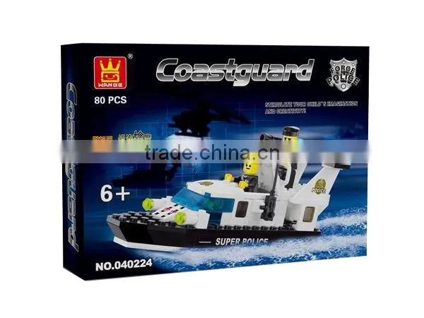 Wange POLICE SERIES colorful building blocks for kids