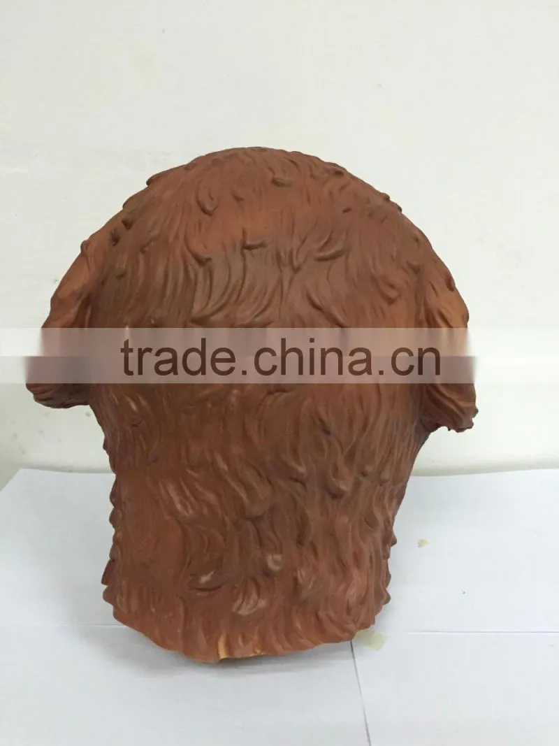 Halloween Party Cosplay Tactic dog Latex rubber Mask Costume dress Carnival costume
