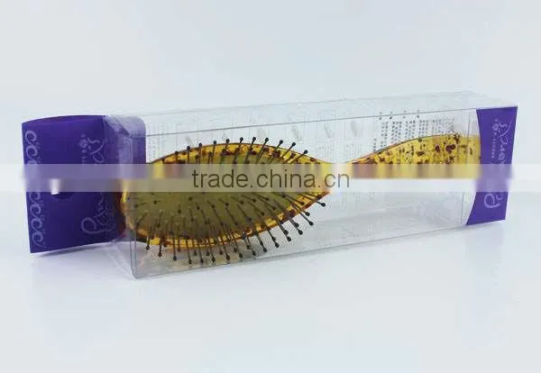 2015 New Customized PVC Clear Plastic Packaging box for Comb