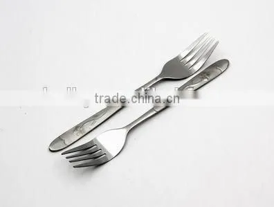 Hot sale stainless steel forks for kids to eat cake