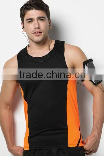 Hot sale sublimation custom mens running vest body building gym tank top wholesale