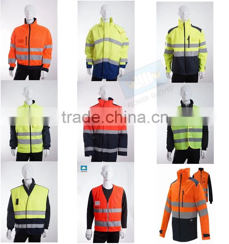 High visibility safety ambulance clothing with EN20471