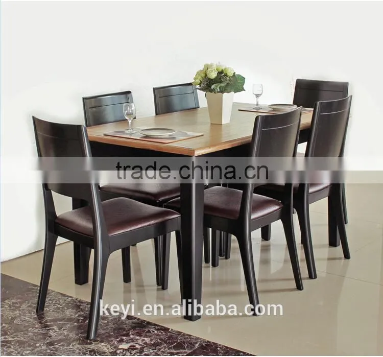 Comfortable modern style wooden design restaurant sets/dining table and chair(DT-1084-OAK,CH-310)
