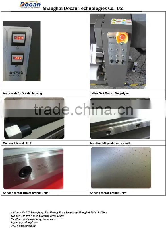 Docan large format sign advertising uv inkjet printer