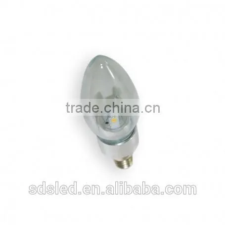 LED Candle bulb 3W Warm White dimmable LED candle light E14 SMD5630 LED Candle Bulb