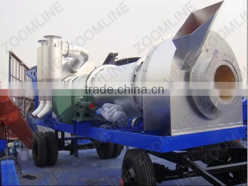 portable drum mix asphalt mixing equipment