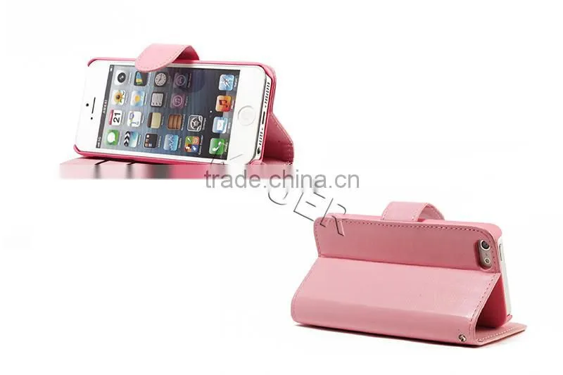 PU Leather Wallet Style Cell phone Cases for Iphone 6