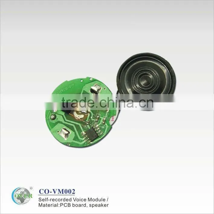 Greeting card programmable sound module