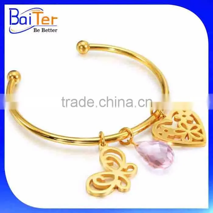 Hotsale Fashion Mens Silver Stainless Steel Handcuff Bracelet Wholesale