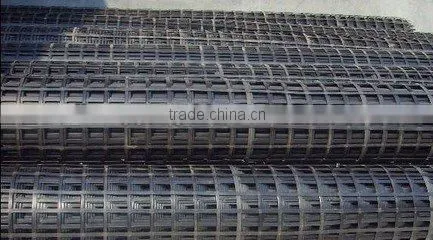30KN/M--150KN/M cheap steel plastic complex geogrid