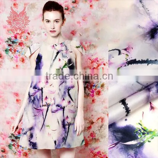 China textile custom digital textile printing fabric for garment