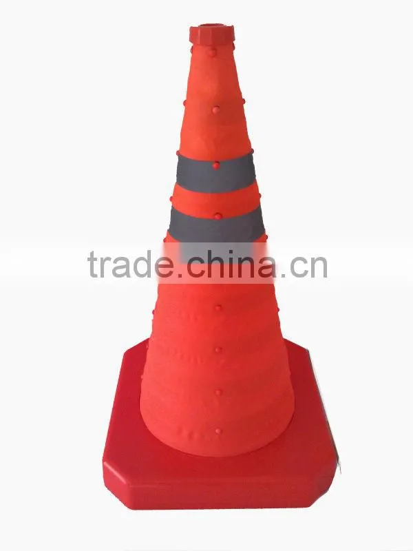 30cm/40cm/60cm/70cm reflective traffic cone with different colors & packing / Flexible/collapsible/retractable safety road cone