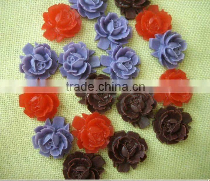 flat back resin cameo, flat back resin flower, flat back resin cabochon, flat back resin flwoer cabochon