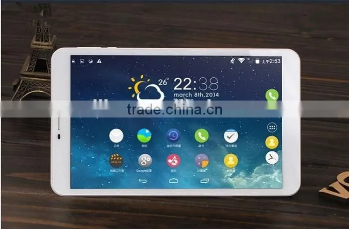 8 Inch MTK8392 Octa Core 1280*800 IPS RAM 2GB ROM 16GB Tablet PC With 3G Phone Call Function