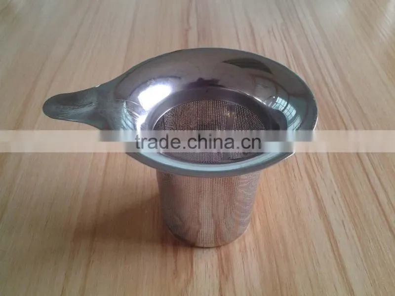 top quality stainless stainless steel etched metal tea strainer