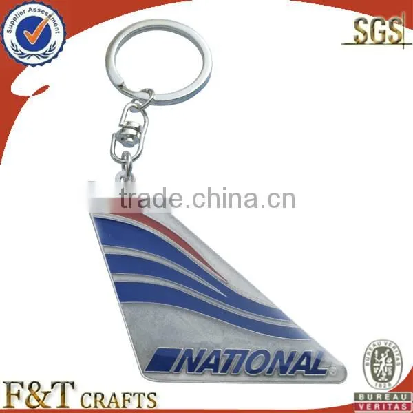 new zealand promotional advertising gift metal cloisonne angel keychain