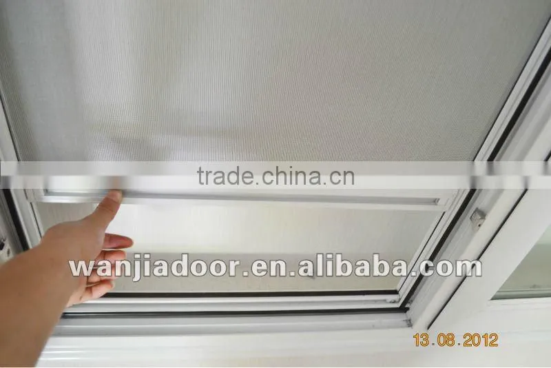 mosquito rolling net window/metal roll up windows/foshan wanjia brand
