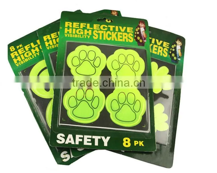 promotion high light at night safety PVC reflective sticker