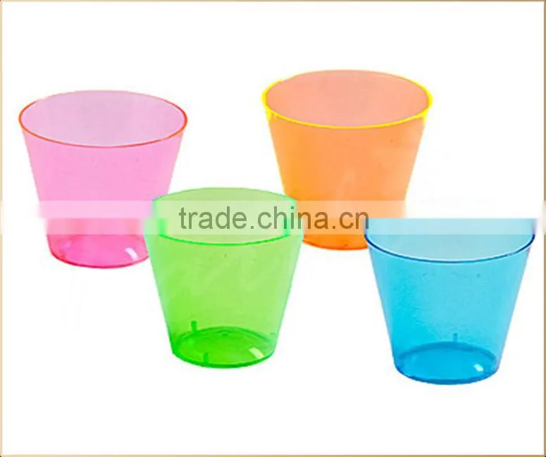 2015 HOT custom plastic shot glass cup for party