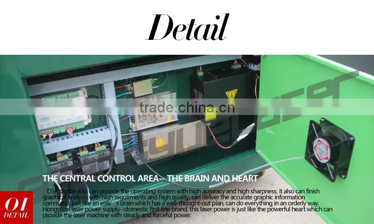 LAS,DWG,BMP,DXF,DXP,AI,PLT,DST Graphic Format Supported GY-690 laser engraving machine