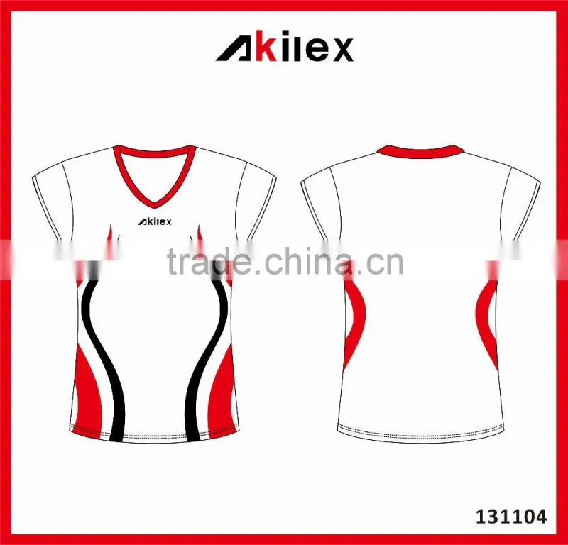 custom design volleyball jersey with high quality