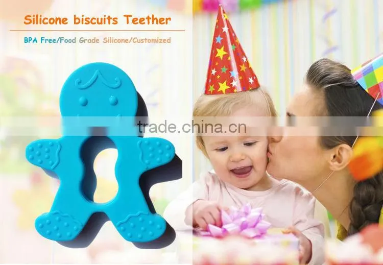 New Food Grade Silicone Teether Innovative Products for Babies
