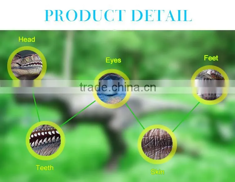 Professional Artificial Mechanical Animated Animatronic Dinosaur
