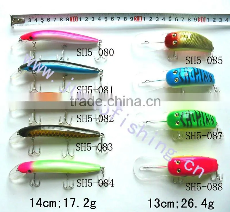 SH5 series fishing lures-china hard plastic fishing lures