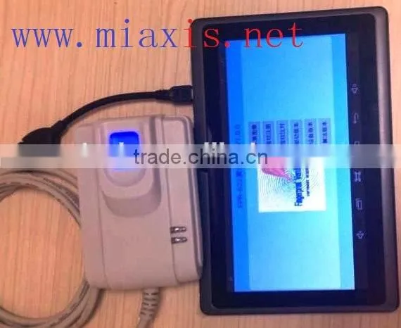 punch time card machine with FTP601 Tablet PC with optical Fingerprint reader FPR622