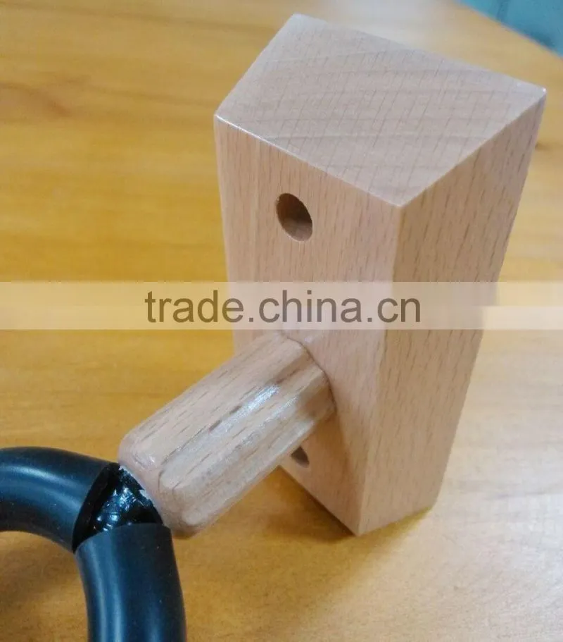 Mountable Acoustic Guitar Wall Hanger with Wood Base