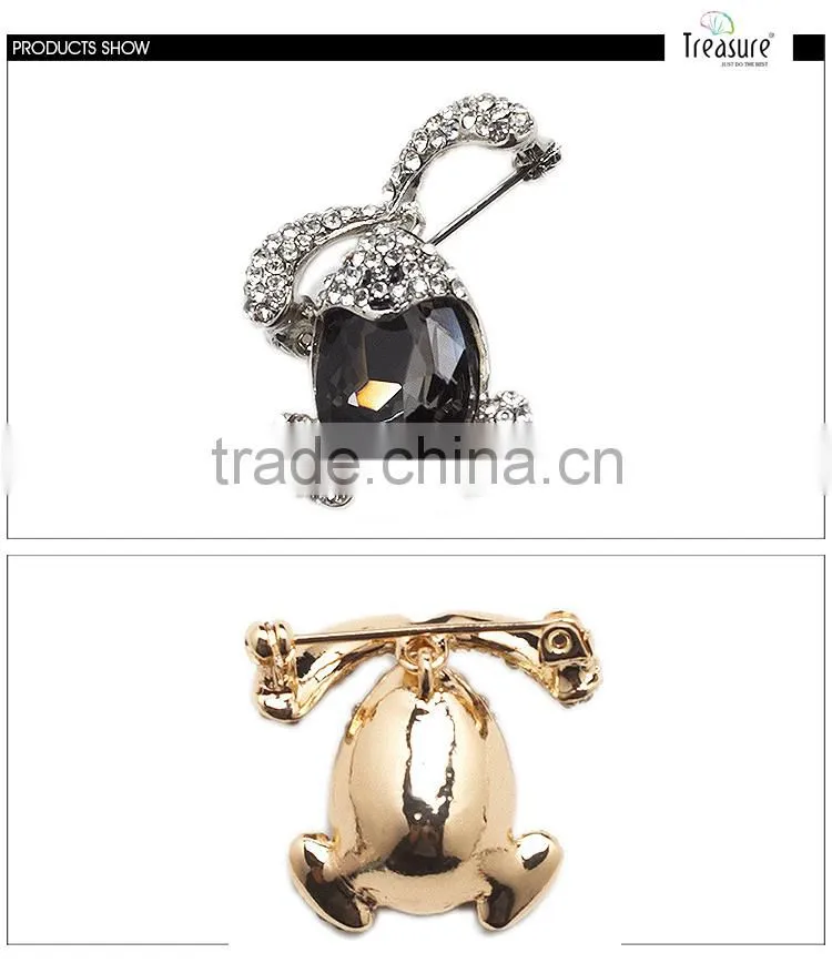 New product fashion wood brooch Saudi Gold Jewelry Ring