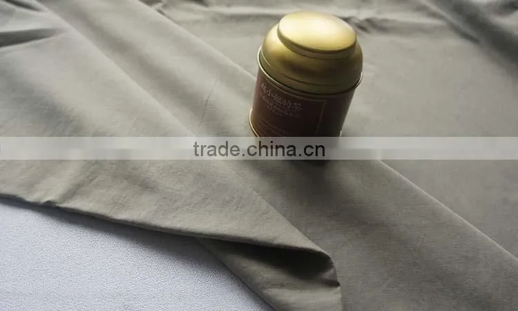tencel linen woven fabrics plain dyed flax blended fabric dust coat cloth